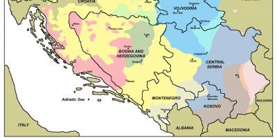 แผนที่ของ hac บอสเนีย 